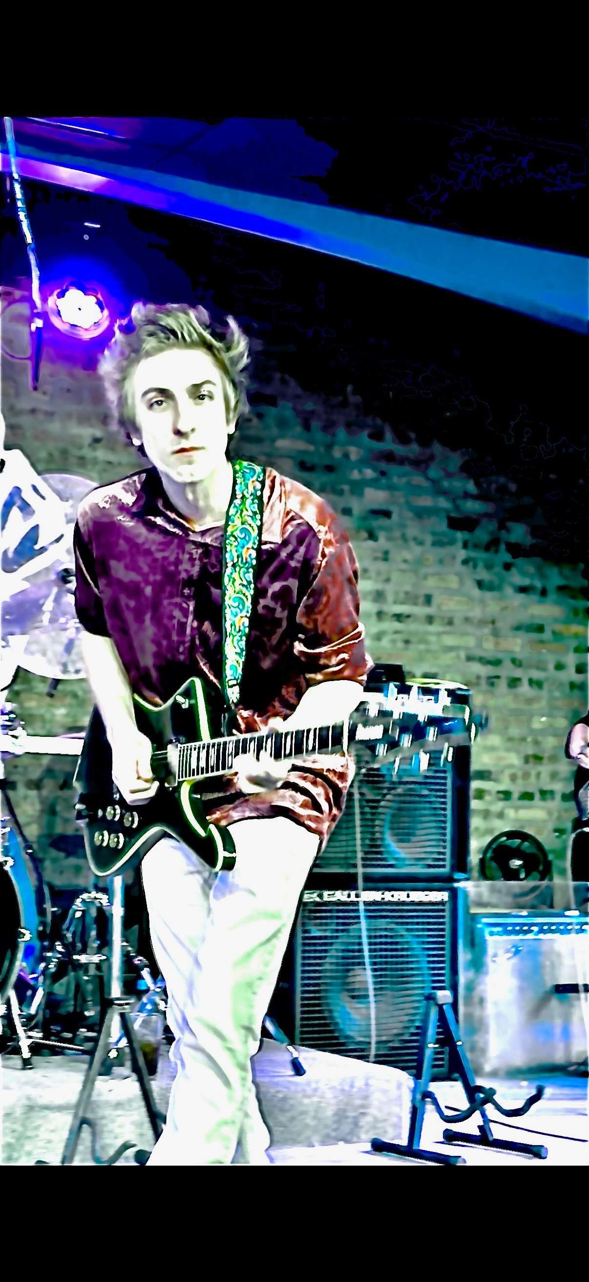 August James performing live